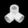 MANCHAP 30 PCS 12 Inch 3 Way PVC Elbow Fitting Heavy Duty PVC Pipe Connectors White