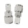Yoebor Metalwork 304 Stainless Steel Reducing Compression Tube Fitting Reducer Union 12 OD x 38 OD 2 Pcs
