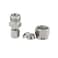 Yoebor Metalwork 304 Stainless Steel Reducing Compression Tube Fitting Reducer Union 12 OD x 38 OD 2 Pcs