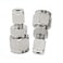 Yoebor Metalwork 304 Stainless Steel Reducing Compression Tube Fitting Reducer Union 12 OD x 38 OD 2 Pcs