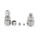Yoebor Metalwork 304 Stainless Steel Reducing Compression Tube Fitting Reducer Union 14 OD x 18 OD 2 Pcs