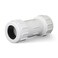 Midline Valve 582DD100 PVC Compression Coupling Pipe Fitting 1 in White Plastic