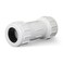 Midline Valve 582DD200 PVC Compression Coupling Pipe Fitting 2 White Plastic