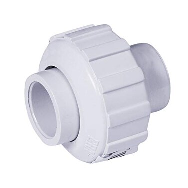 Midline Valve 597DV212 PVC Union Coupling Pipe Fitting 212 Solvent Connections White Plastic