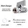 Minimprover 2 Pack Chrome Brass 38 Comp FIP x 38 Inch Compression MIP Quarter Turn Water Straight Angle Stop Add on Valve
