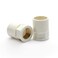 MroMax 32mm ID Slip x 34 PT Female Brass Thread PVC Pipe Fitting Adapter Fix Hold Corresponding Pipes White 2Pcs
