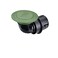 NDS 430 PopUp Drainage Emitter with Elbow and Adapter for 3 in 4 in Drain Pipes works with drainage systems including catch basins Green Plastic
