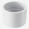 Oblectatio 4 PVC Coupling Adapter Fittings Socket x Socket Schedule 40 Heavy Duty PVC Slip Connectors for DIY Projects Garden Supports and Irrigation Systems