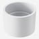 Oblectatio 4 PVC Coupling Adapter Fittings Socket x Socket Schedule 40 Heavy Duty PVC Slip Connectors for DIY Projects Garden Supports and Irrigation Systems