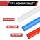 EFIELD Pack of 10 Pex 12inch Plug End Cap Pipe Barb Crimp Brass Fitting 12PEX1807092