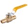 EFIELD Pack of 2 12 Inch Brass Ball Valve for PexA Pipe F1960 Expansion Type only for PexA Pipe Yellow Handle Brass UPC CertifiedVALVE150