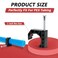 EFIELD Pack of 25 Black Color Half Clamp Fixture JHook with Nail For 1inch PEX TubingPipe Support 1InchPPSU1807111