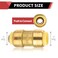 EFIELD Pack of 5 1inch Straight Coupling PushFit Fitting to Connect Pex Copper CPVC 5 PiecesPF0095PCS