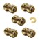 EFIELD Pack of 5 1inch Straight Coupling PushFit Fitting to Connect Pex Copper CPVC 5 PiecesPF0095PCS