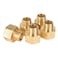 EFIELD Pack of 5 Brass Fittings 38 Male Pipe x 12 Female NPT Threaded Pipe ReducerNPT0395PCS