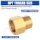 EFIELD Pack of 5 Brass Fittings 38 Male Pipe x 12 Female NPT Threaded Pipe ReducerNPT0395PCS