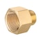 EFIELD Pack of 5 Brass Pipe Fittings 12 Male Pipe x 34 Female NPT Threaded Pipe Reducer Adapter FittingsNPT036