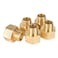 EFIELD Pack of 5 Brass Pipe Fittings 12 Male Pipe x 34 Female NPT Threaded Pipe Reducer Adapter FittingsNPT036