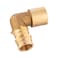 EFIELD Pack of 5 Pex A Full Flow Expansion Brass Fittings 12x 12 Female Sweat Elbow Adapter ASTM F1960PEX19601215PCS