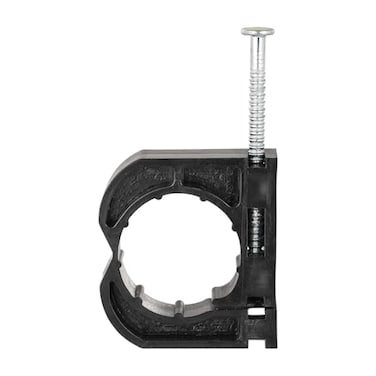 EFIELD Pack of 50 1inch Full Clamp JHook with Nail For 1 PEX Pipe Support Black Color 50 1inchPPSU1807172