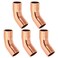 PATIKIL 14 ID 08mm Thick Elbow Copper Fitting 5pcs 999 Pure Copper 45 Degree Pipe Fitting Short Radius Tube Connector with Sweat Solder Connection for HVAC Refrigeration System