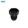 PATIKIL 14 Plastic Threaded Plug 12 Pack 71620UNF Male Thread 45 Degree SAE Flare Tube Fitting Valve Stop Plugs for Air Conditioner Pipe Gas Line Hydraulic Black