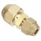 PATIKIL 14 to 38 Pipe Extension Joint Connector Free Welding Brass Pipe Coupler Reducer Adapters with 2pcs Flare Nuts for Air Conditioner Refrigeration