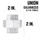 PIPE DECOR PIPE DCOR 34 in Authentic Galvanized Malleable Iron Union 4 Pack for DIY Pipe Furniture Building and Regular Plumbing Applications
