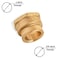 Lakesstory Pipe Fittings Brass Coupling 34 Female x 1 Female Brass Reducing Coupling