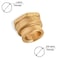Lakesstory Pipe Fittings Brass Coupling 34 Female x 1 Female Brass Reducing Coupling