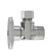 Plumb Pak PP50PCLF 14 Turn Angle ShutOff Valve 38 X 38 In Fip X Od Body Chrome Plated No Size Brass