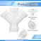 Pushglossy 2 Pcs 1 12 Inch Hub PVC DWV Double Wye Schedule 40 for Use in Sanitary Drainage Waste and Ventilation DWV Sewer and Stormwater Applications White