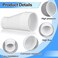 Pushglossy 3 X 2 PVC Pipe Fitting Compatible with 429E Series Eccentric Reducer Coupling Schedule 40 Suitable for Highflow Capacity Plumbing Irrigation Pool Spa