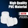 letsFix PVC Male Adapter 114 Inch 4Pack Pipe Fittings Socket x Male Pipe Thread Fits 114 Inch Sch40 PVC Pipes