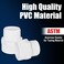 letsFix PVC Male Adapter 2 Inch 4Pack Pipe Fittings Socket x Male Pipe Thread Fits 2 Inch Sch40 PVC Pipes