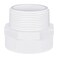 letsFix PVC Male Adapter 4 Inch 1Pack Pipe Fittings Socket x Male Pipe Thread Fits 4 Inch Sch40 PVC Pipes