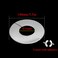 PZRT 2pcs Wall Split Flange Stainless Steel Round Escutcheon Plate Wallmounted Water Pipe Cover Accessories for 61mm Diameter Pipe
