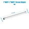 Quickun 304 Stainless Steel Pipe Fitting 1 NPT x 1 NPT Male Malleable Nipple Cast Pipe 12 Length