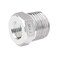 Quickun Stainless Steel Reducing Hex Bushing 1 Male NPT to 38 Female NPT Reducer Bushing Pipe Hose FittingPack of 1