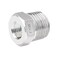 Quickun Stainless Steel Reducing Hex Bushing 1 Male NPT to 38 Female NPT Reducer Bushing Pipe Hose FittingPack of 1
