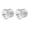 Quickun Stainless Steel Reducing Hex Bushing 14 Male NPT to 18 Female NPT Reducer Bushing Pipe Hose Fitting Pack of 2