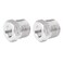 Quickun Stainless Steel Reducing Hex Bushing 34 Male NPT to 14 Female NPT Reducer Bushing Pipe Hose Fitting Pack of 2