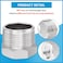 Quickun Stainless Steel Reducing Hex Bushing 34 Male NPT to 14 Female NPT Reducer Bushing Pipe Hose Fitting Pack of 2
