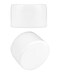 QWORK 114 Inch PVC Pipe End Cap Fitting 20 Pcs Furniture Grade SCH40 Pipe Plug Socket Fitting Adapter External End Cap Flat PVC Cap White