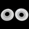 Rierdge Pipe Cover Decoration for 196 to 3 5078mm Outer Diameter Flange Water Pipe White PVC Radiator Escutcheon Plastic Wall Flange Collars