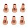 RLECS 6PCS Reducing Copper Coupling Fittings with Sweat End 12 x 14 Inch ID for HVAC Refrigeration Adapter