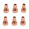 RLECS 6PCS Reducing Copper Coupling Fittings with Sweat End 12 x 14 Inch ID for HVAC Refrigeration Adapter