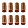 RLECS 8pcs Straight Copper Coupling Rolled Tube Stop Pipe Fitting 516 Inch ID Welding Joint for HVAC Air Conditioner