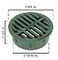 Rocky Mountain Goods 4 Plastic Round Drainage Grate Cover Green Fits 4 Pipes Prevents Debris Ideal for Lawns Patios Walkways Durable UV Resistant Plastic Easy Install