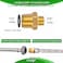 EcoChannels RV Faucet Adapter 12 to 38 Reducer kitchen Faucet Supply Line Adapter Brass 38 Compression Fitting Compatible with Water Pipe Connector 2 Pieces